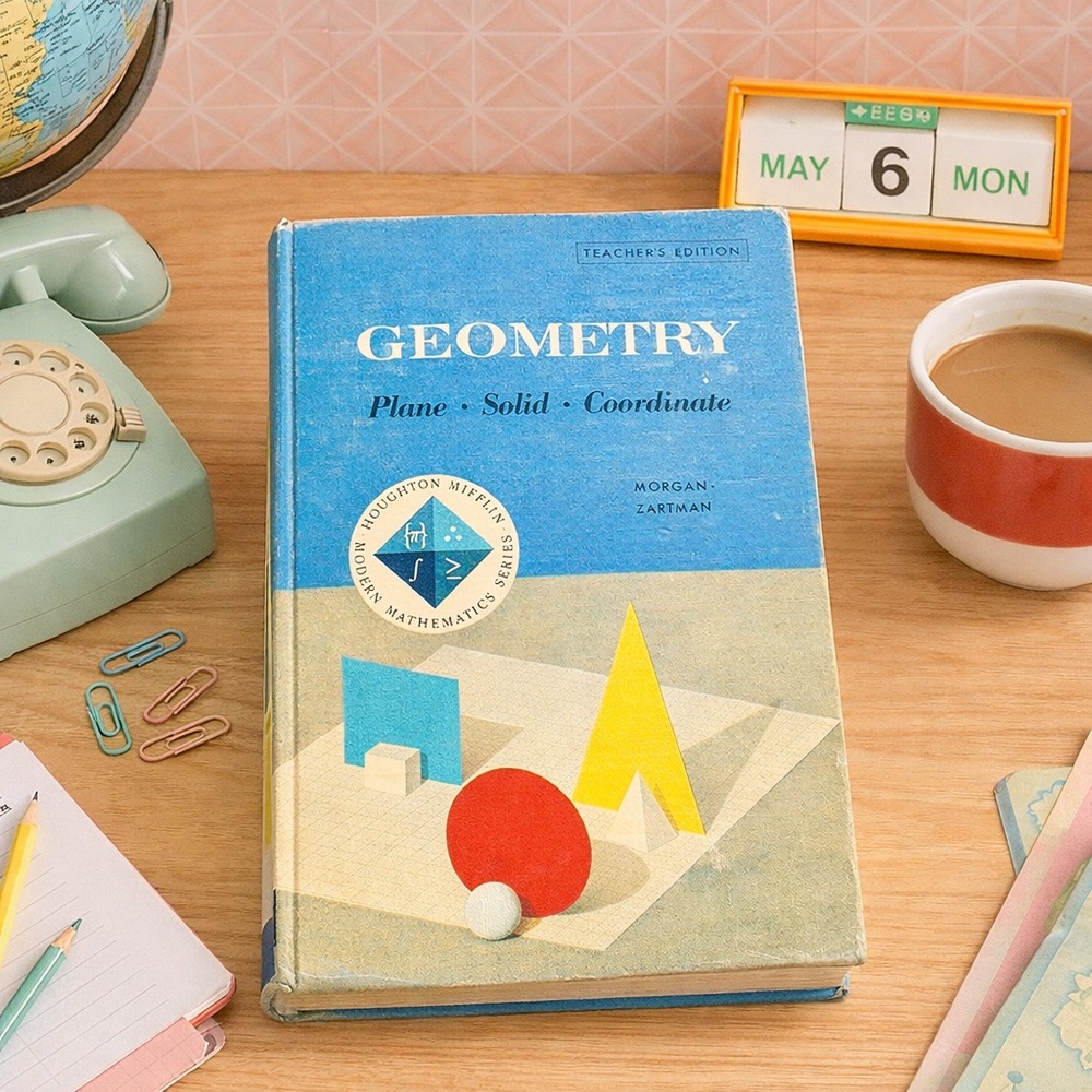 Vintage Geometry Text Book Teacher’s Edition 1963